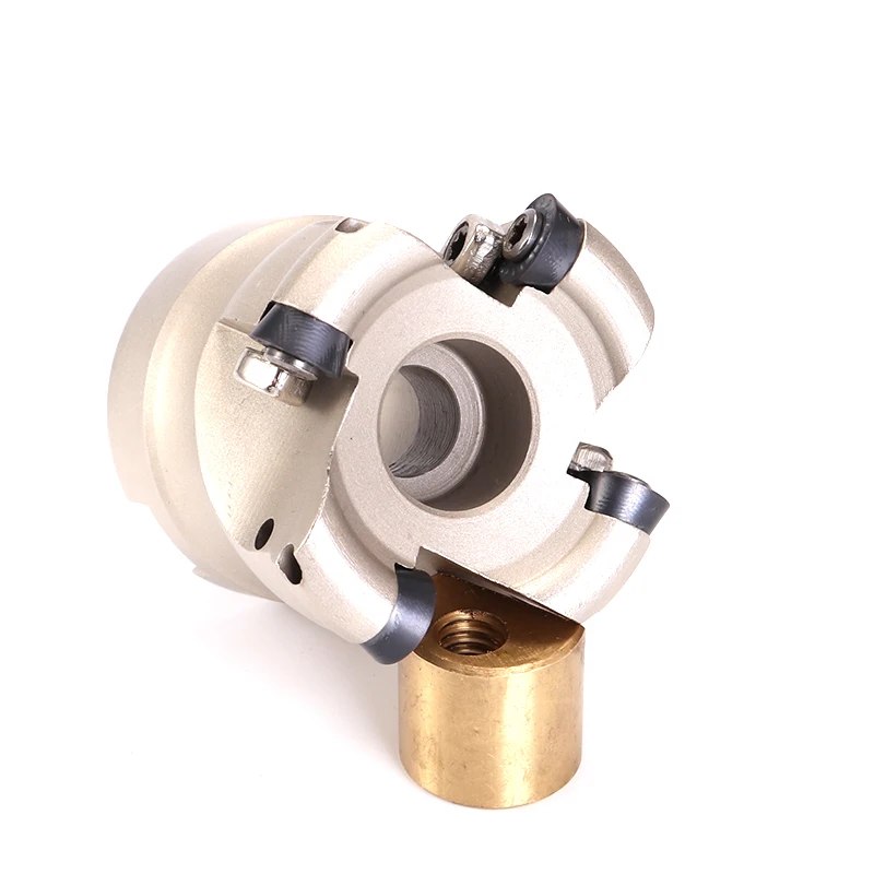 

CNC EMR5R50-22-4T Milling Tools Four Six Carbide Insert Clamped Milling Cutter End Mill Plate Cutting Machining Round Nose Shank