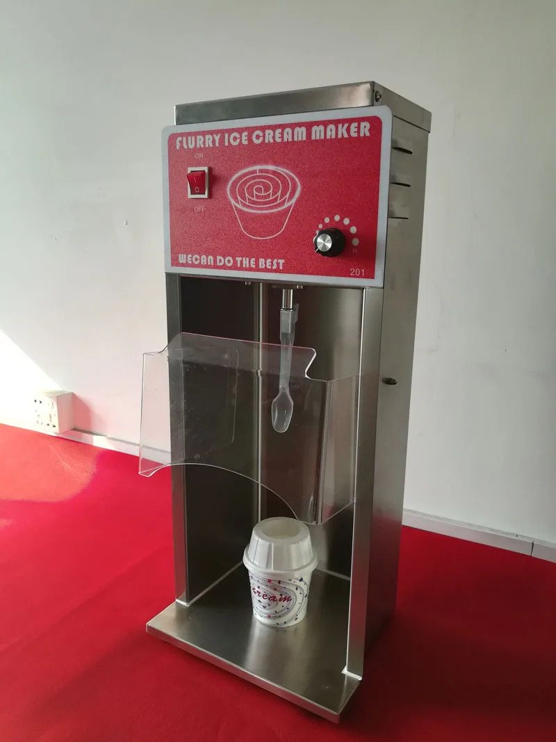 С таймером, регулируемая скорость 0-3600об/мин, коммерческая машина для приготовления мороженого, Миксер для мороженого