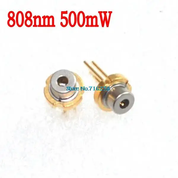 

808nm 500mW 5.6mm TO-18 Infrared IR Laser Diode No PD