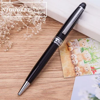 

Free Shipping ballpoint Pen All Metal Capacitance pen Medium nib 0.7mm Gift Pen Office Suppliers Touch Screen Writing Pen