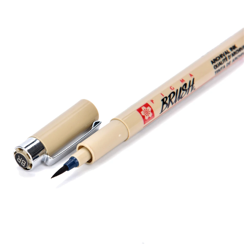 

Sakura Pigma Micron Needle Pen Liner Brush Markers Drawing Pen Waterproof Writing Supplies Tubular Technical Black Ink Pen 1PCS