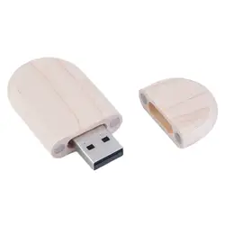 2 шт. 16 ГБ деревянный USB 2,0 памяти флэш-накопитель и диск