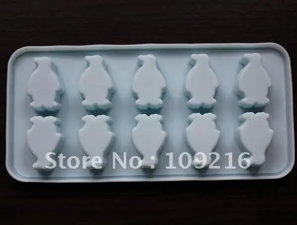 

Green Good Quality 100% Food Grade Silicone Cake Mold/Chocolate Mold/Muffin Cupcake Pan/Penguin Ice Mold