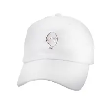 Унисекс пары открытый хлопок японский стиль пик кепки хип хоп Забавный аниме человек OK буквы вышитые бейсболка