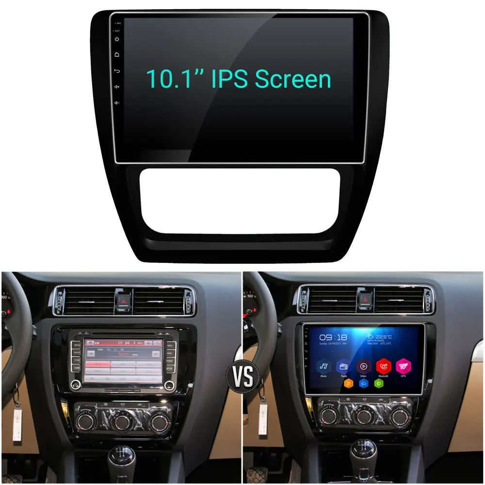 Best 10.1" IPS 4G DSP Carplay Android 8 Octa Core 4GB RAM 64GB ROM Car DVD Multimedia Player Stereo For Volkswagen Sagitar 2012-2018 0