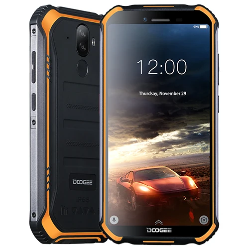 DOOGEE IP68 водонепроницаемый смартфон 5," 4650 мАч MT6739 четырехъядерный 3 ГБ+ 32 ГБ Android 9,1 МП NFC 4G мобильный телефон