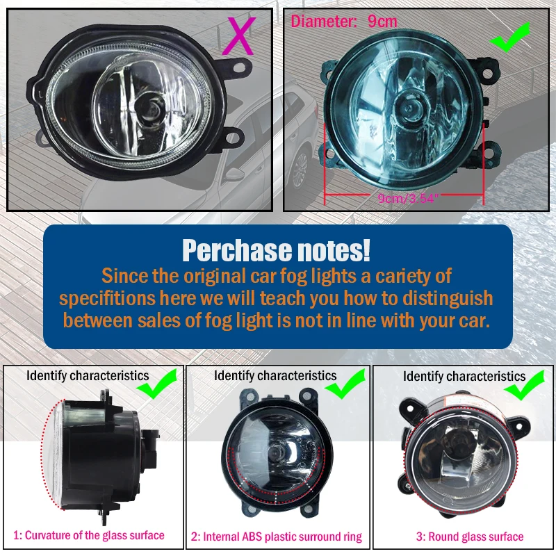 Cawanerl для Land Rover Range Rover III внедорожник(лм) 2009-2012 Автомобильный светодиодный противотуманный светильник 6000K Белый DRL Дневной светильник 12V 2 шт