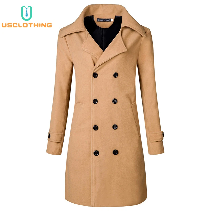 

New Mens Jackets Wool Trench Coat Men Fashion Business Mens Coats and Jackets Casual Windbeaker Coat Winter Wool Coats Men GG45