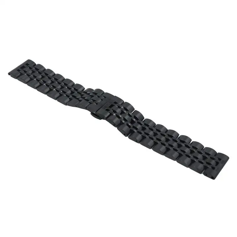 style 1 black 20 мм металлический браслет из нержавеющей стали для Xiaomi Huami Amazfit Bip Молодежные умные часы для Amazfit Pace и Stratos ремешок на запястье - Цвет: style 1 black