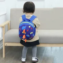 Cute Anti-lost Kids Bags Backpack Cartoon Animal Printing Children Kindergaden School Backpacks for Boys Girls Storage Toys