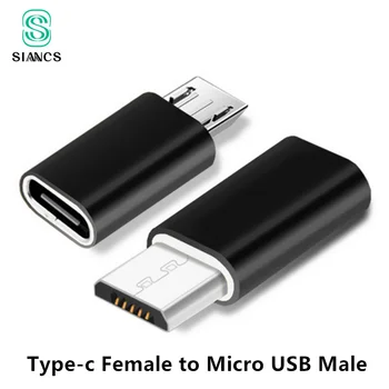 

SIANCS Type-c Female to Micro USB Male Converter Android Phone Cable Adapter USB-C Charger Connector for Xiaomi mi 5 Huawei P9