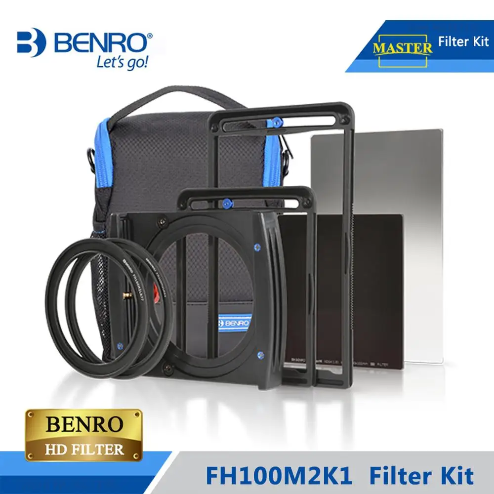 

Benro FH100M2K1 100mm Filter Kit System ND/GND/CPL Filter Hold Support For More Than 16mm Wide Angel Lens DHL Free Shipping