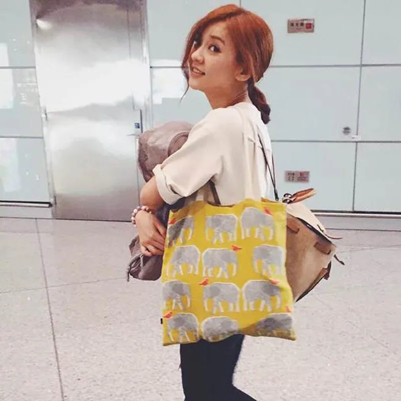 

Raged Sheep High-Quality Women Canvas Tote Bags Casual Reusable Cotton grocery Shopping Bag Webshop Eco Foldable Shopping Cart