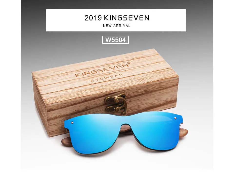 Trending Styles Rimless Black Walnut Wooden Sunglasses Men Square Women Sun Glasses Red