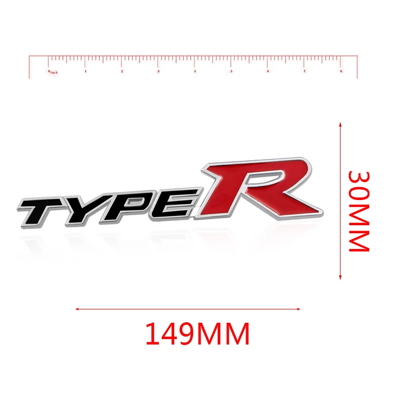 Автомобильный Стайлинг TYPER Тип R Автомобильная Передняя решетка эмблема значок