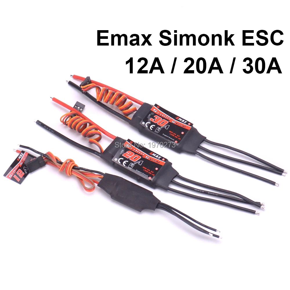Бесщеточный Регулятор скорости ESC Simonk для квадрокоптера и дрона Mini QAV250 F330 FPV 1 шт. 12