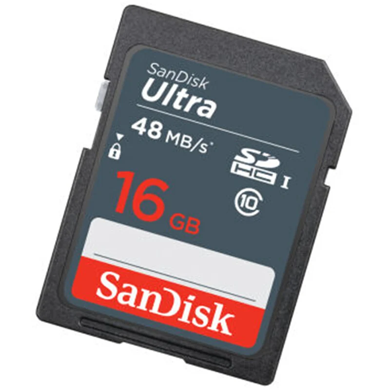 Карта памяти SanDisk 32 Гб 16 Гб Class10 64 Гб SDHC SDXC UHS-I Full HD видео 1080 P 48 МБ/с./с. Ультра SDUNB дропшиппинг SD для камера DLSR