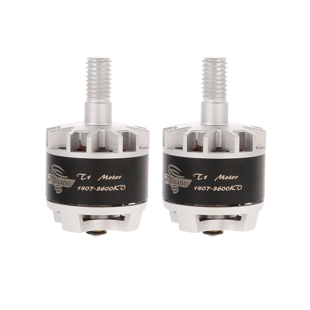 Бесщеточный мотор 2 шт T1 3 4S 1407 3600KV CW/CCW для крошечных микро 100 130 RC FPV Для дрона с