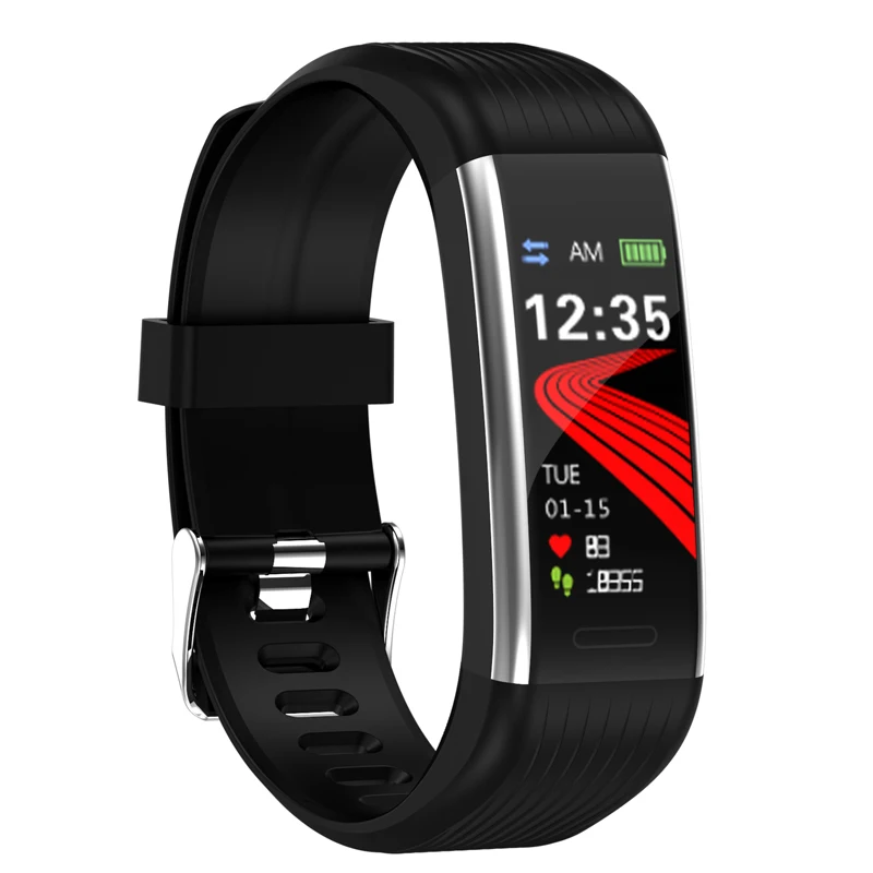 

R1 Smart Bracelet Heart Rate Monitor Fitness Bracelet Activity Tracker Smart Band Pedometer Wristband Remote Control Smart Watch