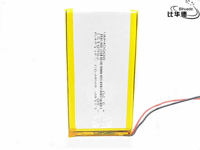 3,7 в 8000 мАч 7566121 литий-полимерный Li-Po литий-ионный аккумулятор Lipo батареи для тахографа POS портативный DVD прожектор