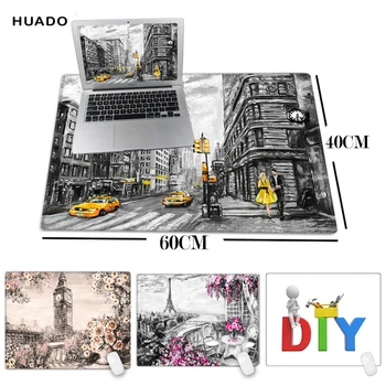 

Mouse pad gamer grande 600x400mm edge locking mouse mat customized printing office muismat gaming pad