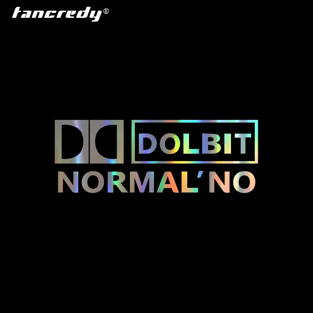 Tangredy 25*9 см DOLBIT NORMAL'NO Creative стикер с надписью Стайлинг Виниловая наклейка для