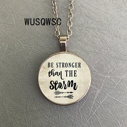 2018 / el Nuevo Collar de Cristal de Aleación Es Más Fuerte Que el Colgante de la Tormenta, Un Collar de Encanto Inspirador, Un Regalo para Ella, Un Regalo para Una Amiga 2018 / el Nuevo Collar de Cristal de Aleación Es Más Fuerte Que el Colgante de la Tormenta, Un Collar de Encanto Inspirador, Un Regalo para Ella, Un Regalo para Una Amiga
