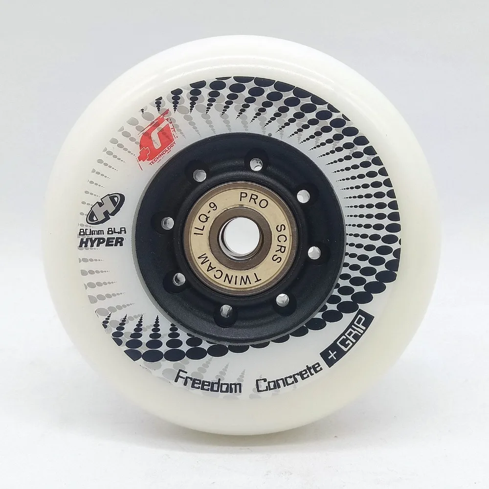 8 PCS 80mm الأصلي عالية الجودة فرط + G الحرية الخرسانة قبضة زلاجات بعجلات مضمنة عجلة 85A مع TWINCAM ILQ-9 عجلات محملة 8 PCS 80mm الأصلي عالية الجودة فرط + G الحرية الخرسانة قبضة زلاجات بعجلات مضمنة عجلة 85A مع TWINCAM ILQ-9 عجلات محملة