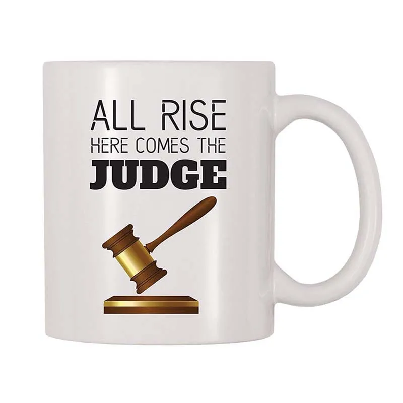 Индивидуальная кружка All Rise Here Comes The Judge кофейная забавная чашка для молока 11