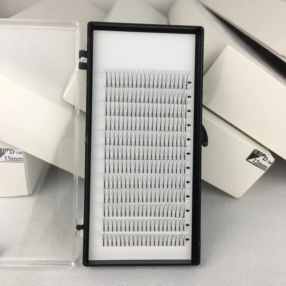 ME.LASH 20 Trayslot Wholesale C and D Curl 3D Grafted Planting Cluster Eyelashes Korea Premade Fans 9mm to 15mm Free Shipping (18)