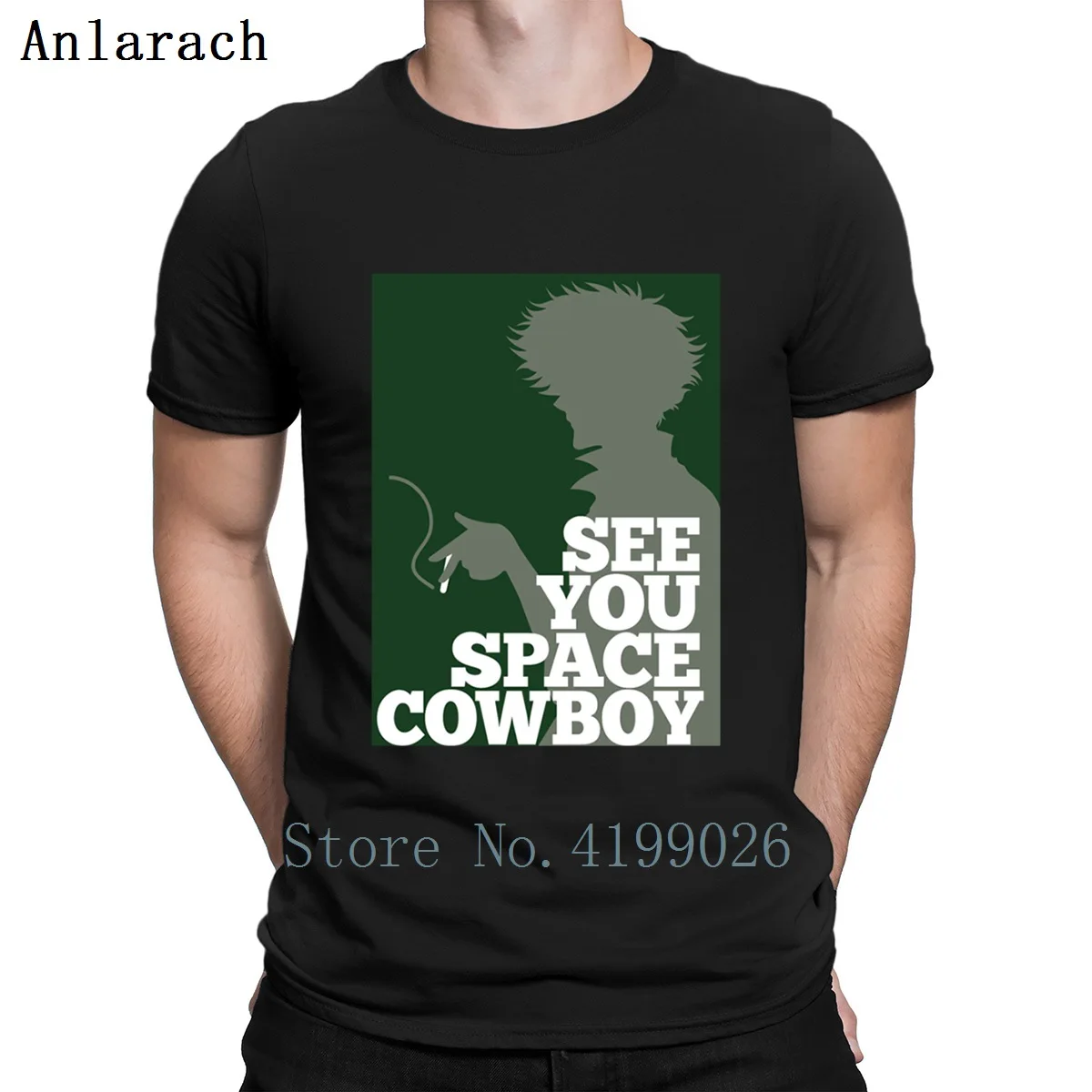 cheap Cowboy Bebop Logo T Shirt Branded Customized Euro Size Novelty Fitness Clothing Crazy Summer Popular Hip Hop Hilarious