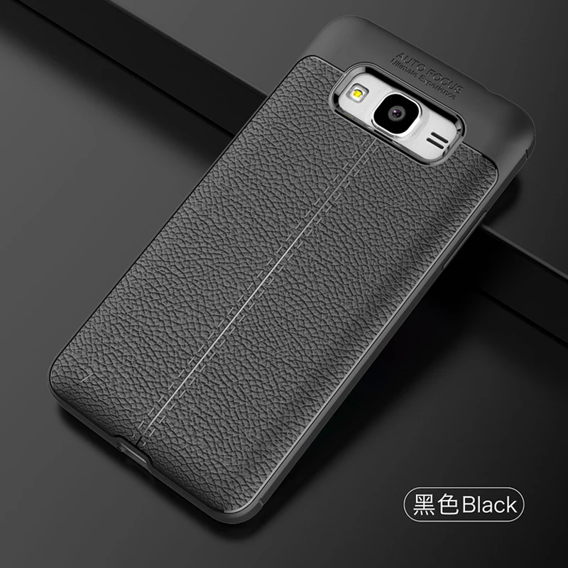 XinWen Роскошный чехол для телефона для Samsung Galaxy J5 j500 J500F YC955 силиконовый чехол etui, чехол, мягкий кожаный из ТПУ с узором - Цвет: black