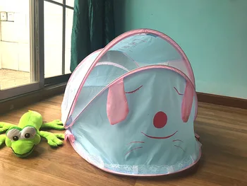 

1PC Cute Baby Mosquito Net Summer Baby Infant Dog Children Cradle Bed Netting Canopy with Music KR 004