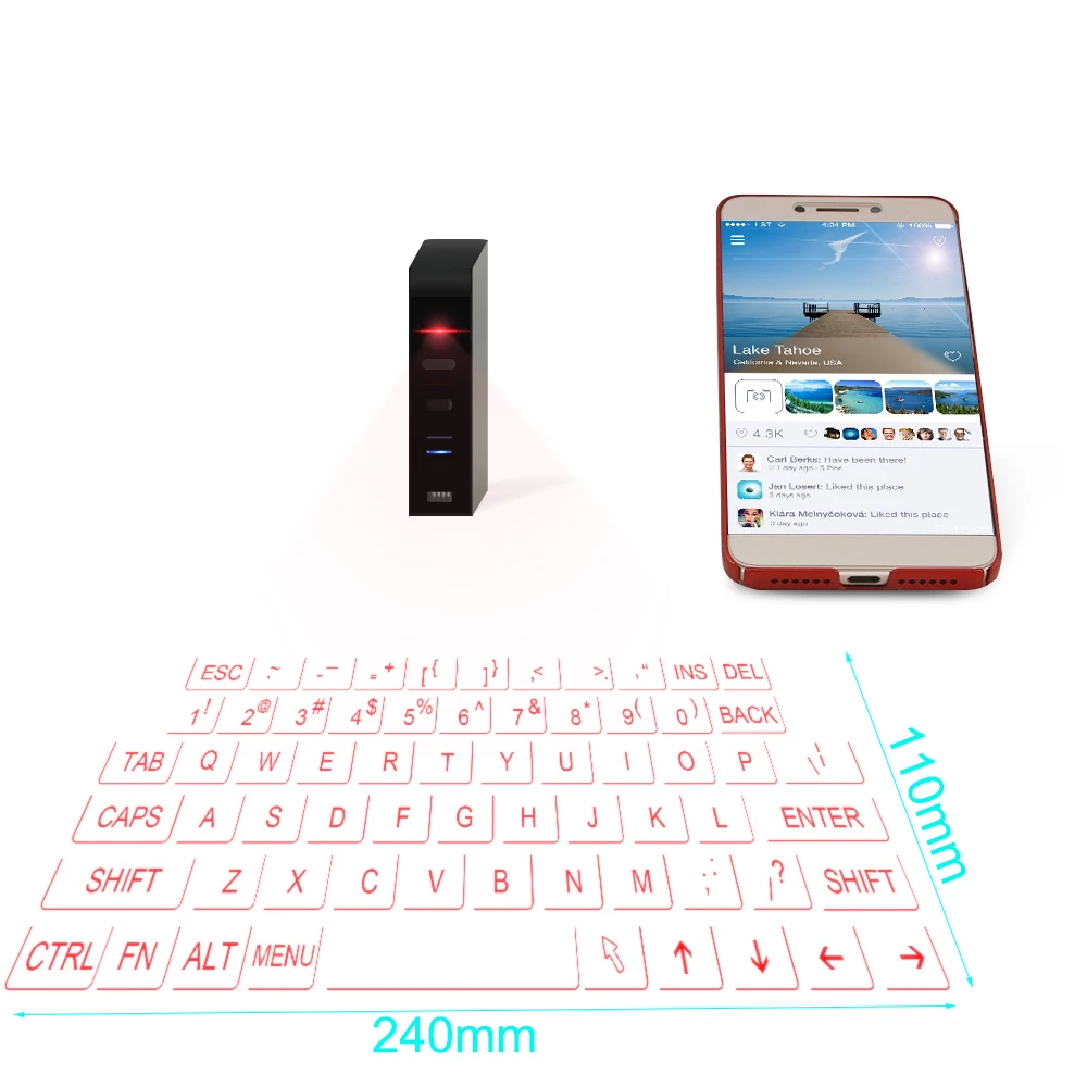 virtual keyboard for smart phone