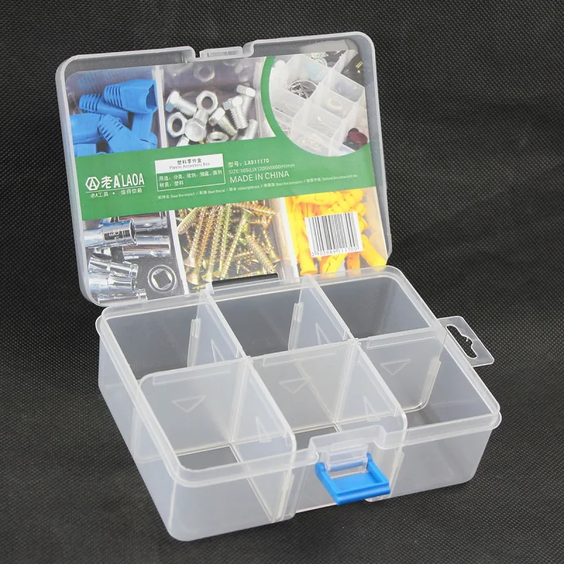 

Large Plastic Storage Box Compartment Removable Jewelry Parts Containers Jewelry Storage Box Table Desktop Storages