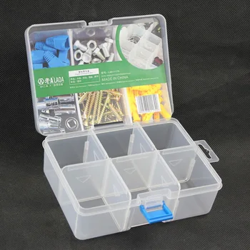 

Large Plastic Storage Box Compartment Removable Jewelry Parts Containers Jewelry Storage Box Table Desktop Storages
