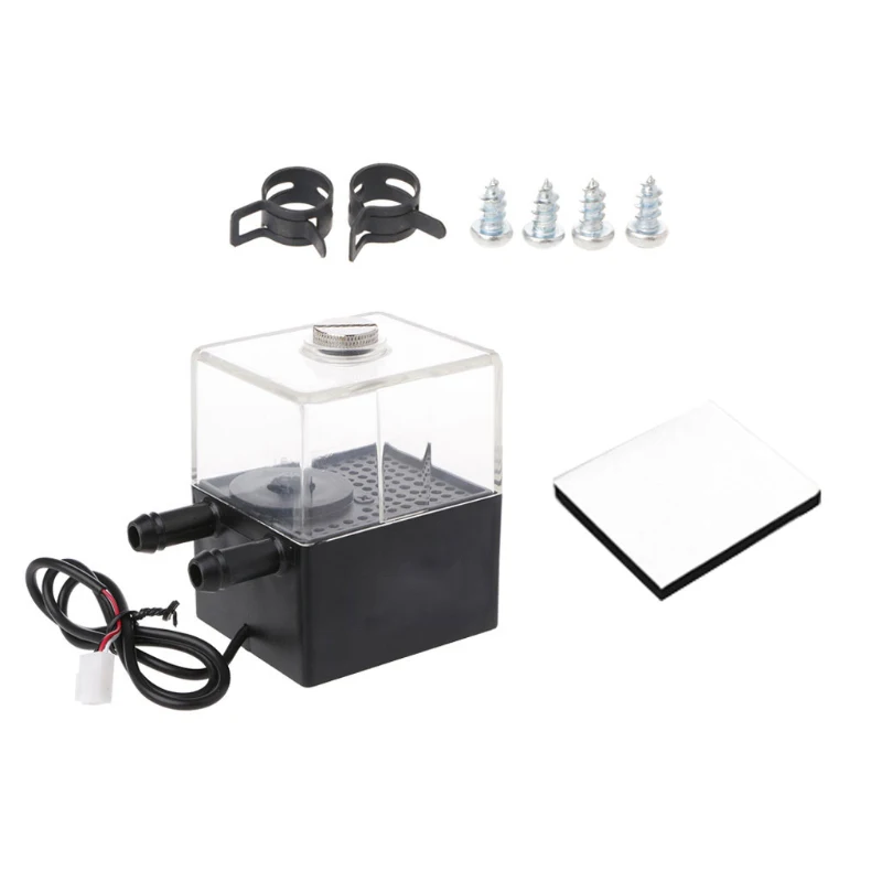 Dc 12v Ultraquiet Water Pump Tank For Computer Cpu Liquid Cooling