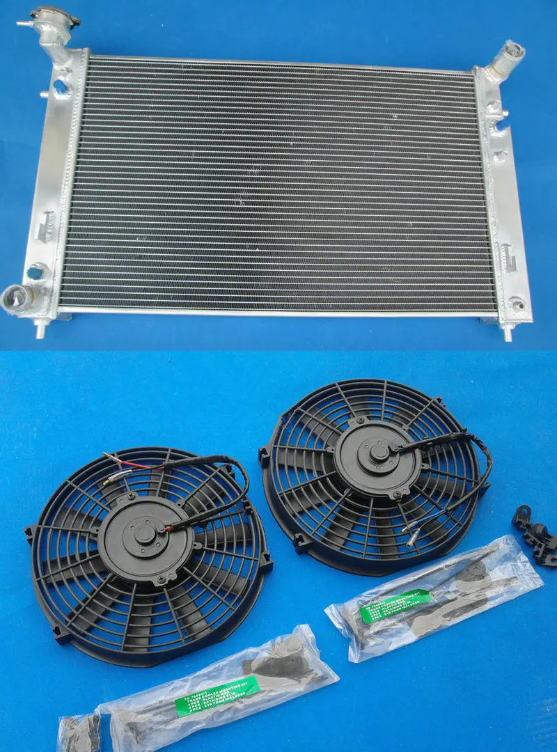 

52MM Aluminum Radiator+Fans For Holden Commodore 1997-2002 VT VX 3.8L V6 Petrol AT/MT 97 98 99 00 01 02