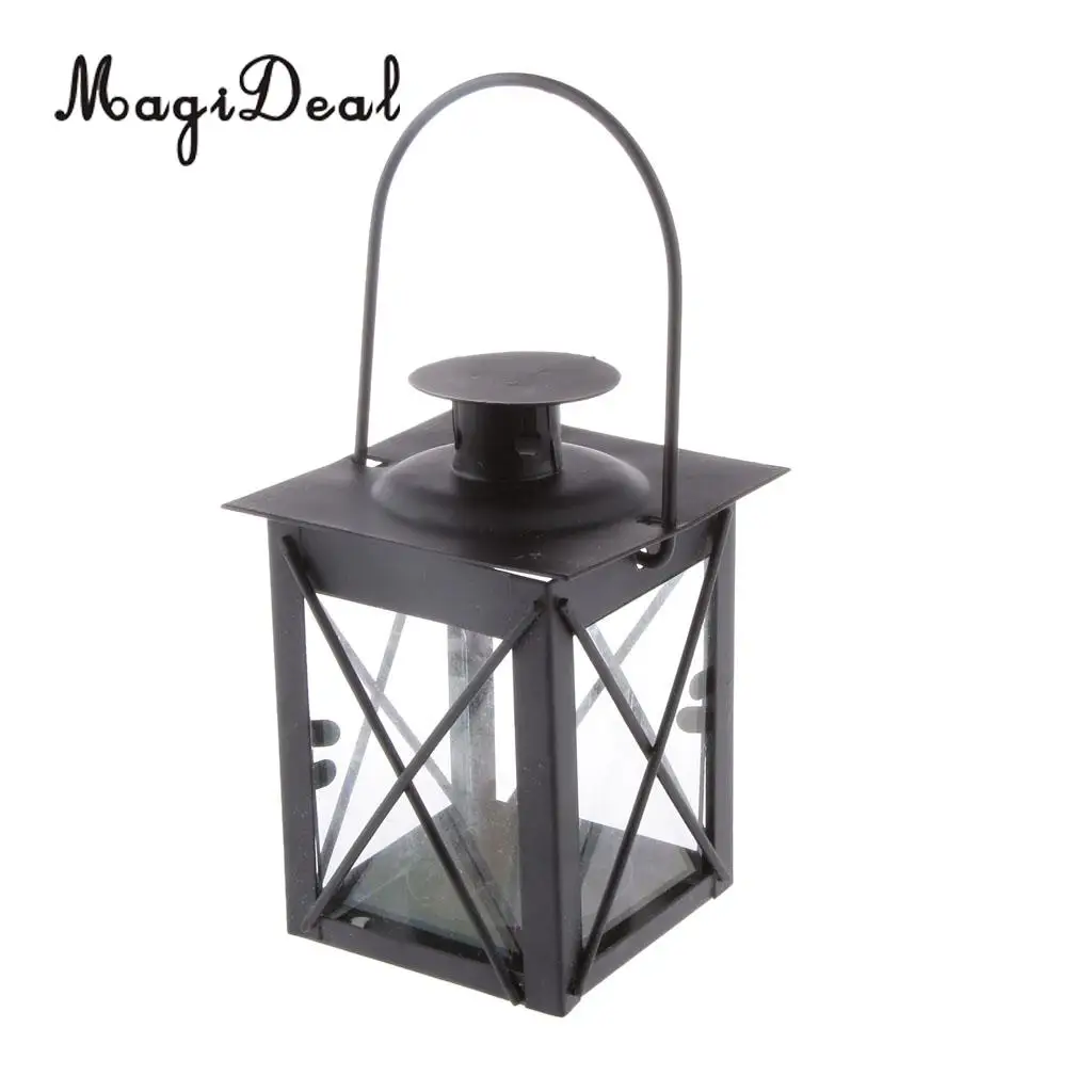 MagiDeal 10Pcs Antique Lantern Candelabrum Candle Tealight Holder Hanging Garden Table Stand for Home Bar Wedding Holiday Party MagiDeal 10Pcs Antique Lantern Candelabrum Candle Tealight Holder Hanging Garden Table Stand for Home Bar Wedding Holiday Party