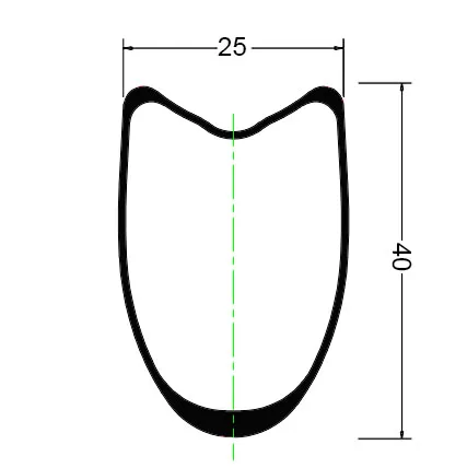 40x25mm tubular