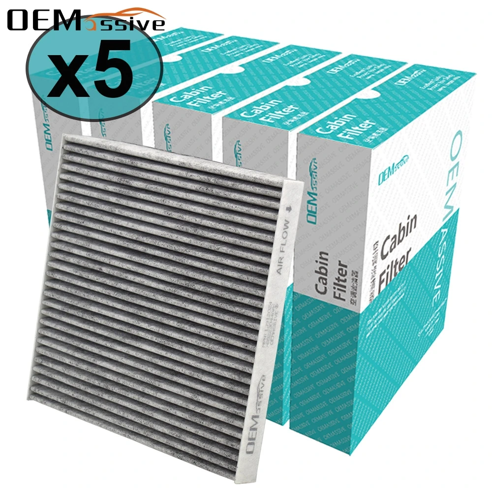 

5x Car Accessories Pollen Cabin Air Filter 68223044AA K68223044AA For Jeep Cherokee KL 2013 2014 2015 2016 2017 2018 2019