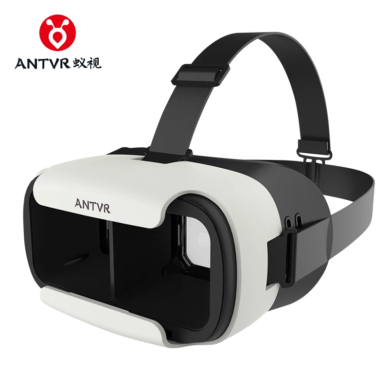 ANTVR VR BOX LOOP мини очки виртуальной реальности очки 3D очки google Cardboard antvr vr гарнитура для 5,0-6,0 смартфонов - Цвет: Белый