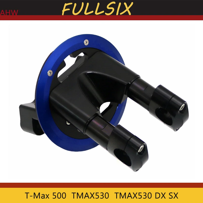 Аксессуары для мотоциклов T-Max комплект RISER POUR GUIDON для YAMAHA TMAX 500 2008 2012 TMAX 530 12-18tmax 530 dx sx - Цвет: blue