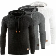  Men's Winter Hoodie New men's jacquard  long-sleeved Hoodie warm-coloured Hoodie Sportswear Jacket