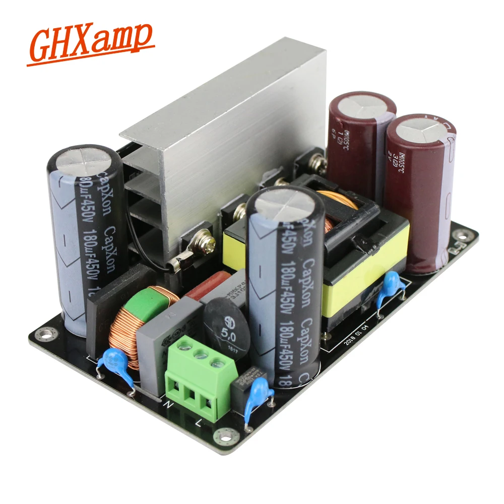 Baratos GHXAMP 500W amplificador interruptor fuente de alimentación Dual CC 80V 24V 36V 48V 60V srl tecnología de interruptor suave reemplazar anillo vaca actualización 1 Uds