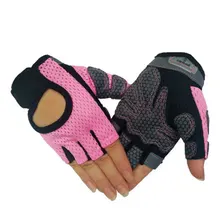 

1 Pair Men Women Gym Half Finger Sports Fitness Exercise Training Wrist Gloves Resistance Weightlifting Gloves