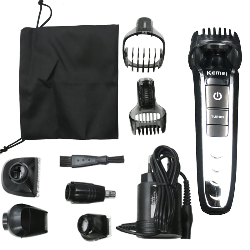 

Kemei 5-in-1 waterproof rechargeable electric hair trimmer electric hair clipper nose hair trimmer hair clipper