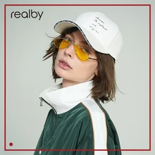 REALBY новая летняя бейсболка чёрная и белая два способа с Повседневное сумки для школы козырек KR09