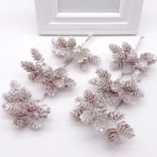 6 шт/10 шт Искусственные цветы ананас трава искусственные сосновые орехи Шишки для свадьбы рождественские украшения DIY Скрапбукинг