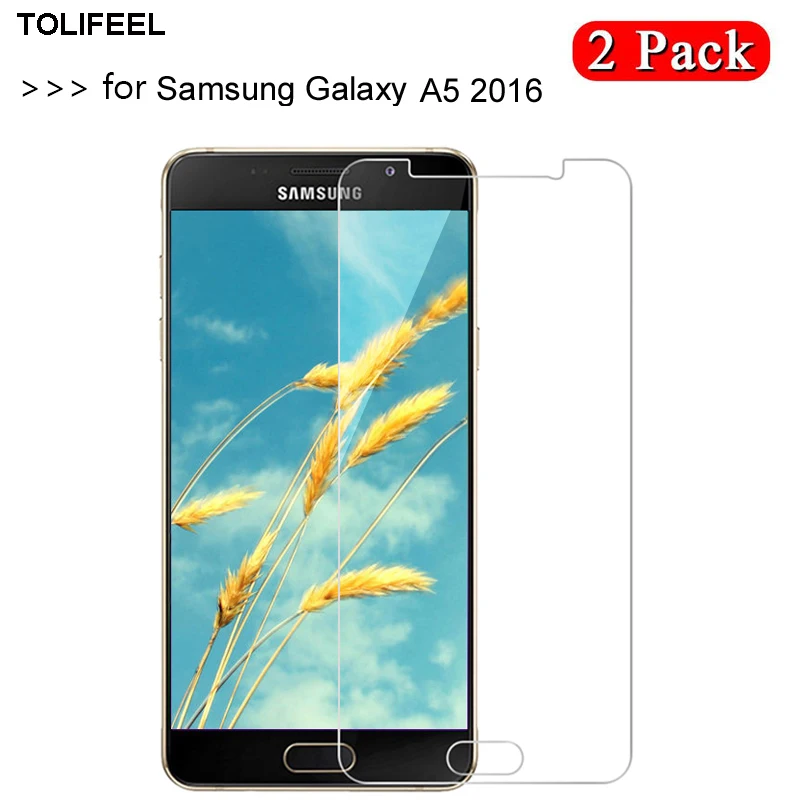 2-Pack закаленное стекло для Samsung Galaxy A5 2016 протектор экрана Премиум Защитная пленка